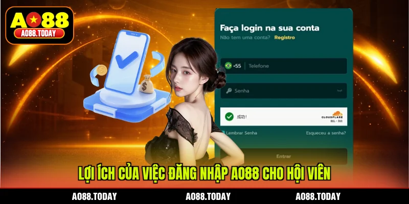 Lợi ích của việc đăng nhập AO88 cho hội viên